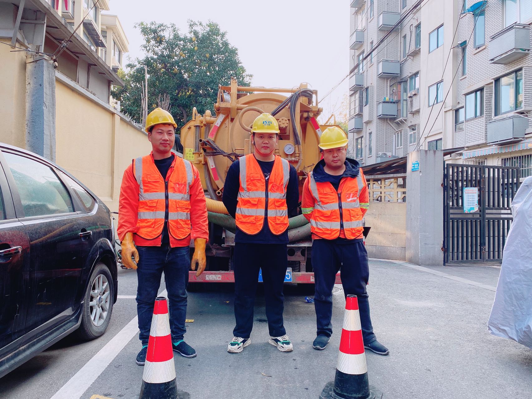 玄武湖南京某小区管道清淤检测施工